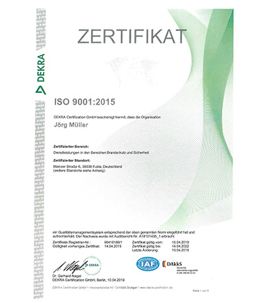 EPS Zertifikat