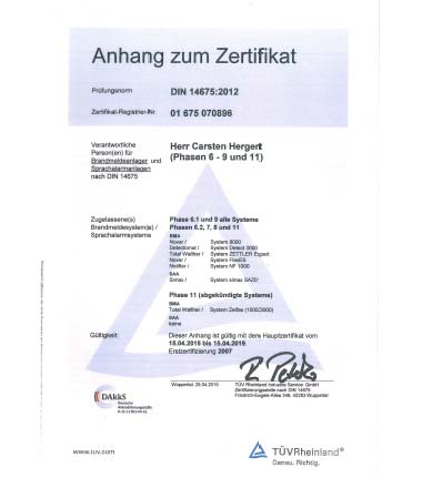 EPS Zertifikat